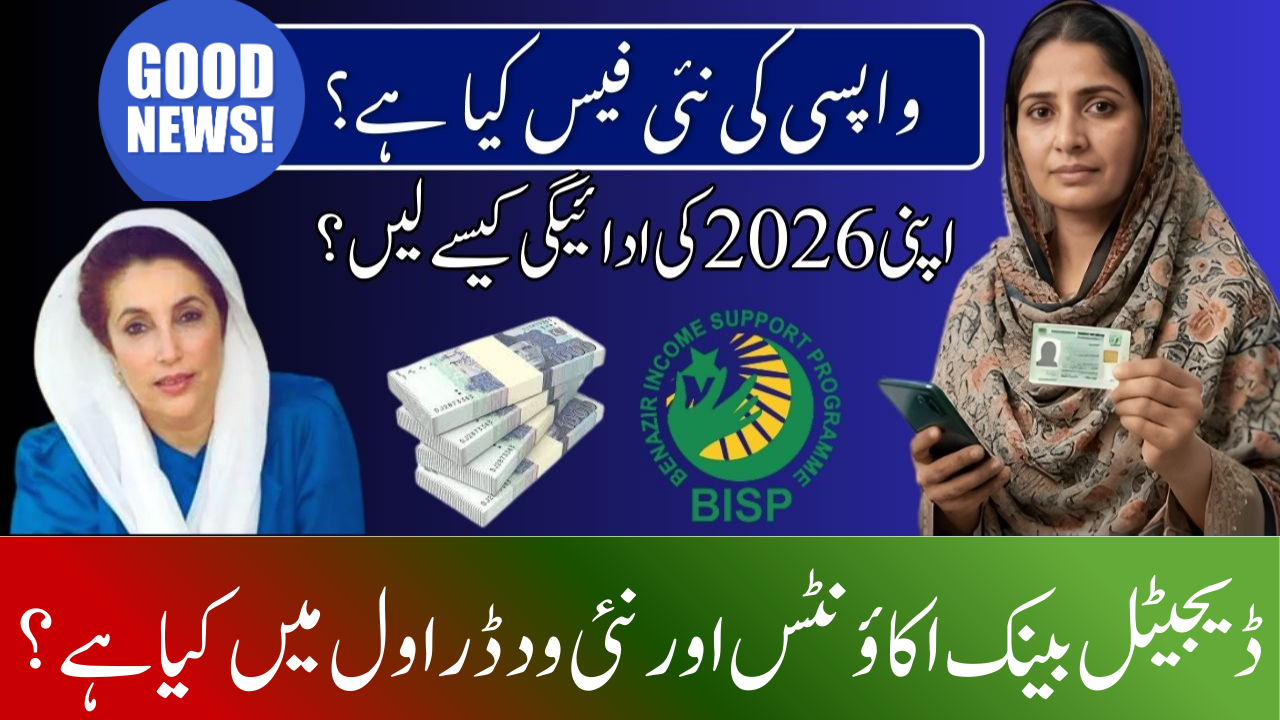 Beneficiaries' Comprehensive Guide on BISP Digital Accounts and Withdrawal Fees 2026