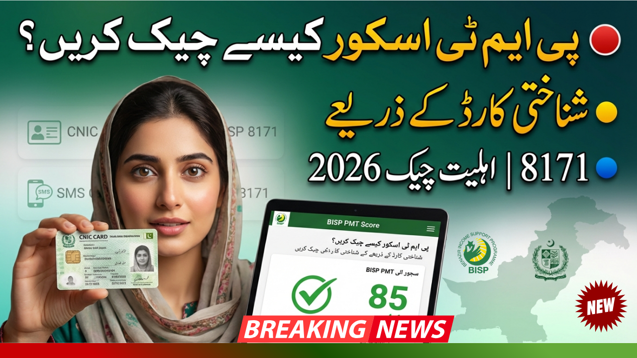 The Complete BISP & Eligibility Guide: How to Check Your PMT Score By CNIC Online 2026