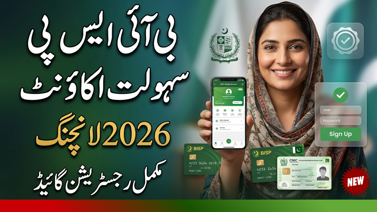 Launching a BISP Sahulat Account in 2026: A Comprehensive Registration Guide